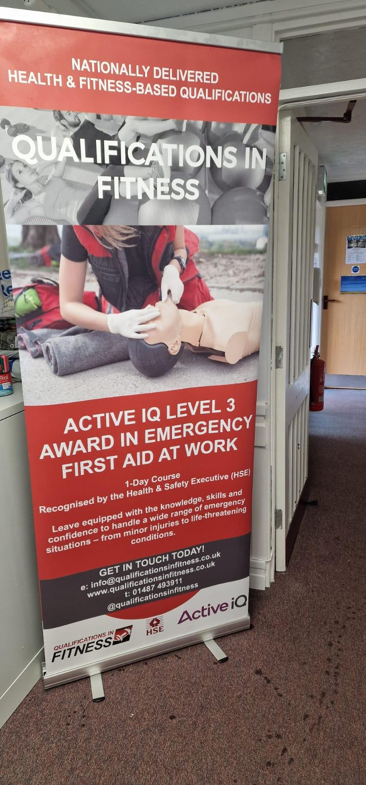 LEVEL 3 AWARD IN EMERGENCY FIRST AID AT WORK | Qualifications in Fitness