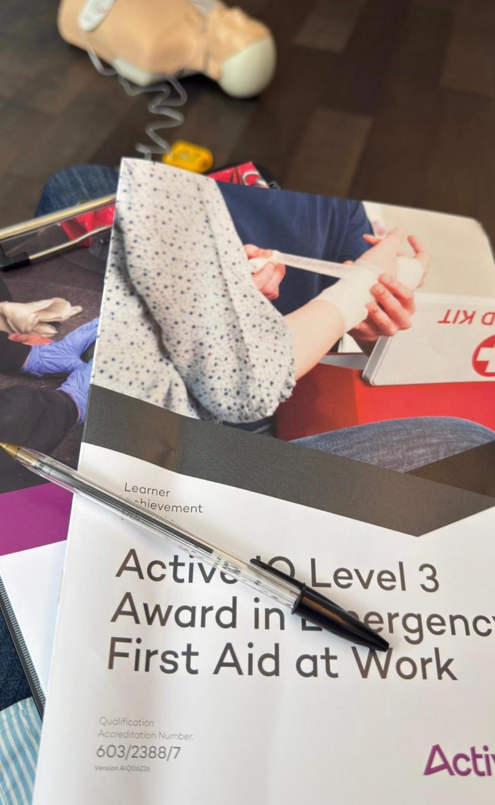 LEVEL 3 AWARD IN EMERGENCY FIRST AID AT WORK | Qualifications in Fitness