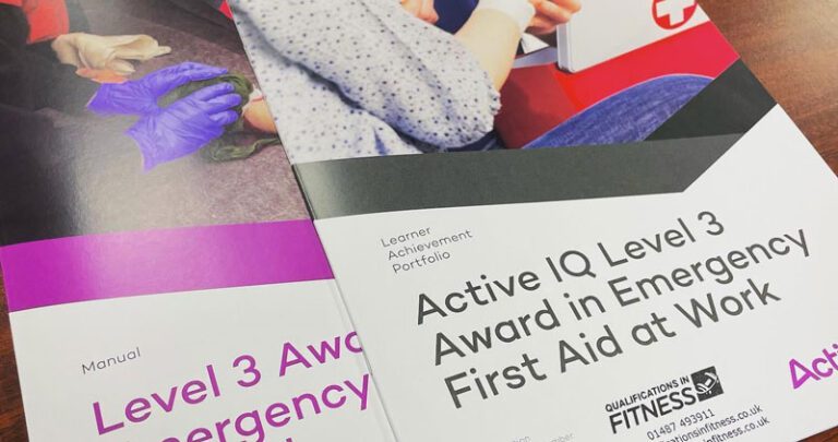 LEVEL 3 AWARD IN EMERGENCY FIRST AID AT WORK | Qualifications in Fitness